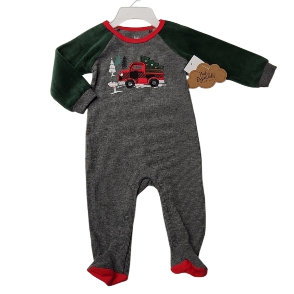 Baby Essentials Holiday Rompers (6M) - Picture 10 of 14